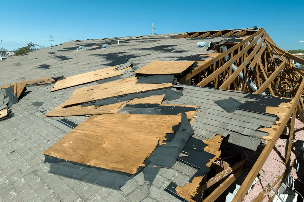 roof hail damage repair Thornton