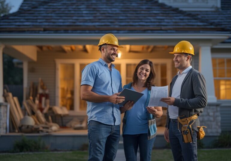 Lucid_Origin_A_homeowner_meeting_with_a_roofing_contractor_and_3 Lucid_Origin_A_homeowner_meeting_with_a_roofing_contractor_and_3